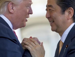 Donald Trump and Shinzo Abe - 10 Feb 2017