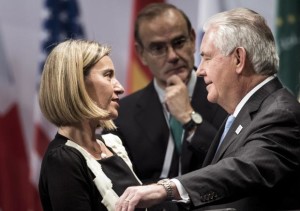 Federica Mogherini and Rex Tillerson - G20 meeting - 16 Feb 2017