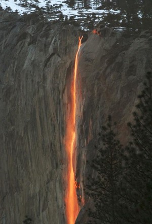 Firefall at Yosemite National Park - 16 Feb 2010