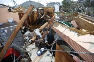 Gregory Rugon - survivor of tornado in New Orleans - 7 Feb 2017