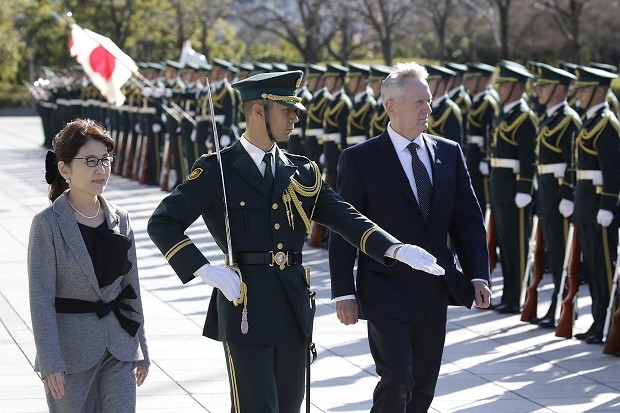 Jim Mattis, Tomomi Inada, US, defense