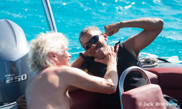 Barack Obama, Richard Branson, Virgin Group