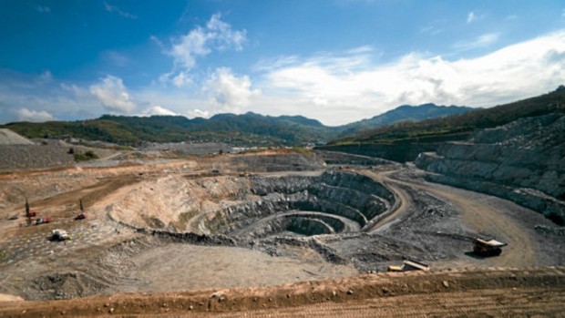 An open gold-copper mining pit of OceanaGold  in Kasibu, Nueva Vizcaya province. (PHOTO BY RICHARD BALONGLONG / INQUIRER NORTHERN LUZON) 