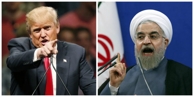 US President Donald Trump, ran president Hassan Rouhani