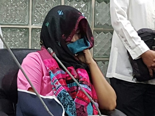 Lalaine Madrigal Martinez at the NBI. Tetch Torres-Tupas/INQUIRER.net