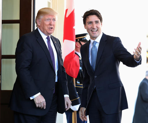 Donald Trump, Justin Trudeau