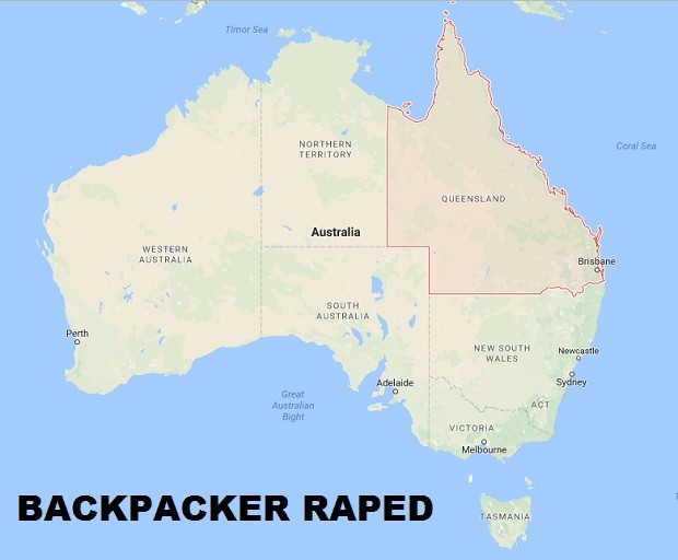 A 22-year-old British woman said she was held against her will by an Australian man who beat and repeatedly raped her since Jan. 2, 2017. GOOGLE MAP IMAGE