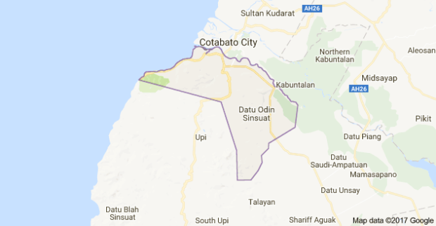 Datu Odin Sinsuat town in Maguindanao (Google maps)