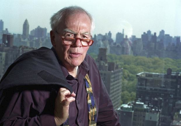 Jimmy Breslin in his NYC apartment -2 Nov 2004