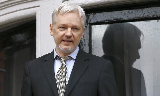 Julian Assange - Ecuadorean Embassy in London - 5 Feb 2016