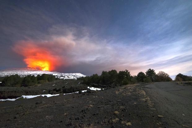 Mount Etna eruption - 16 March 2017