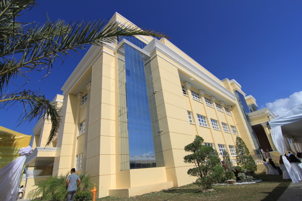 The newly inaugurated P320-million Lucena City Government Complex is said to be a "one-stop-shop" and "environmentally-friendly" building. Photo by Delfin T. Mallari Jr./Inquirer Southern Luzon