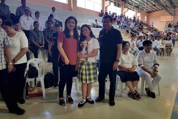 Kitty Duterte graduation