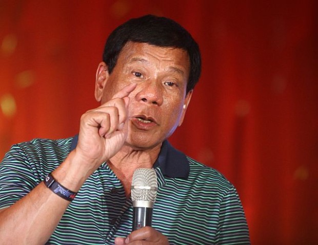 President Rodrigo Duterte during the 2016 campaign for the presidency--Tonee Despojo--CDN
