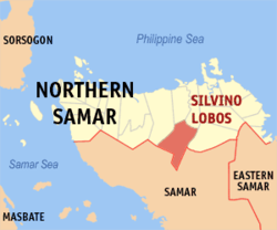 Silvino Lobos, Northern Samar (Wikipedia maps)