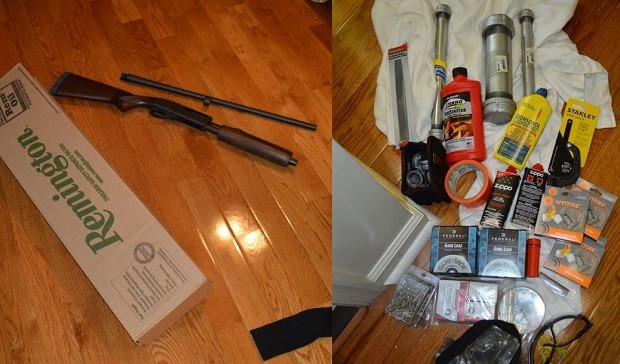 Pictures released by the Frederich County Sheriff's Office in Maryland, United States, show items found in the house of 18-year-old Nichole Cevario. The teenager's diary reportedly contained plans on how she would do a shooting at her school. FREDERICK COUNTRY SHERIFF'S OFFICE FACEBOOK PAGE