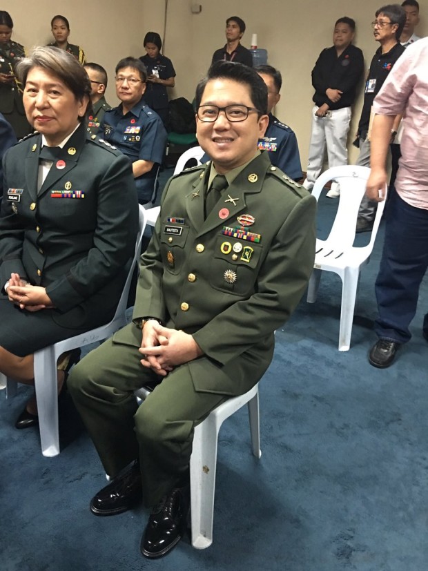 Quezon City Mayor Herbert Bautista faces the confirmation hearing of his appointment as an Army reservist. Tarra Quismundo/INQUIRER
