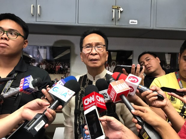 Chief presidential legal counsel Salvador Panelo. NESTOR CORRALES/INQUIRER.net FILE PHOTO
