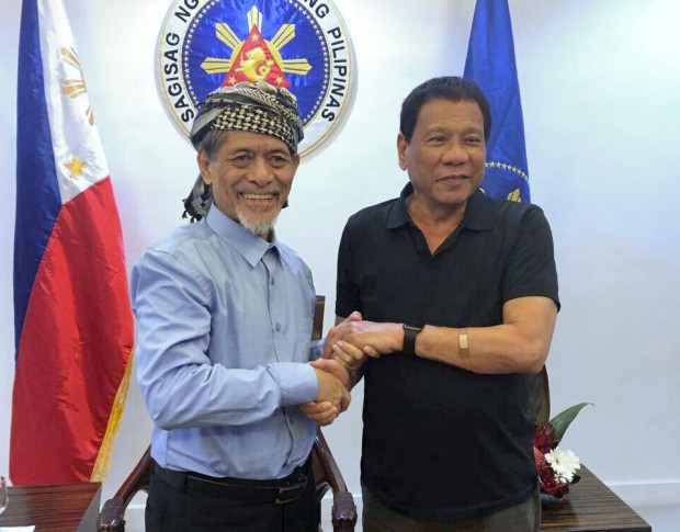 Nur Misuari and Rodrigo Duterte