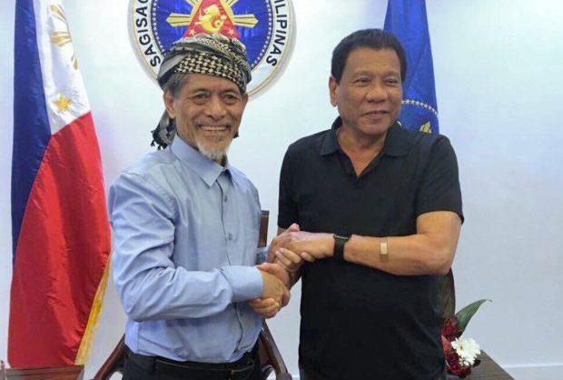 Nur Misuari and Rodrigo Duterte