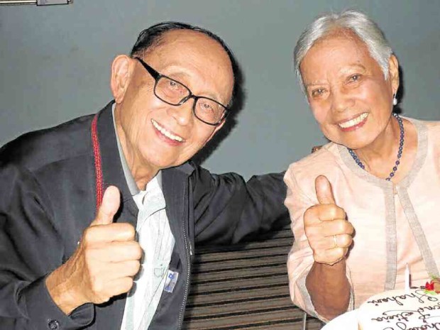 SIBLINGS Former President Fidel Ramos and Shahani
