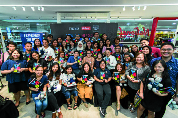 The “Young Blood Six” launch was held atNational Book Store in SM City North Edsa. —ALEXIS CORPUZ