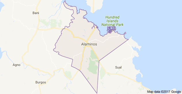 Alaminos City, Pangasinan (Google maps)