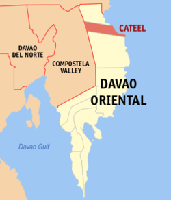 Cateel, Davao Oriental (Wikipedia maps)