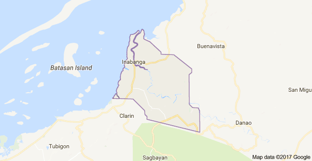 Inabanga, Bohol (Google maps)