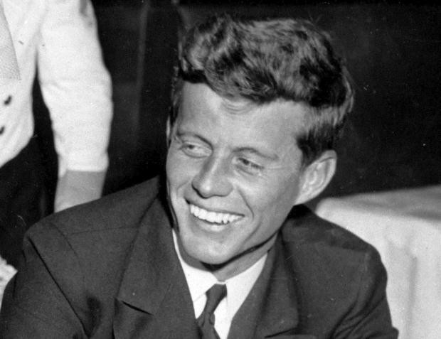 John F. Kennedy as a Navy lieutenant at the Stork Club in NYC - 9 Feb 1944