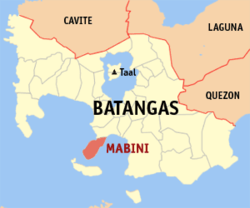 Mabini, Batangas (Wikipedia maps)