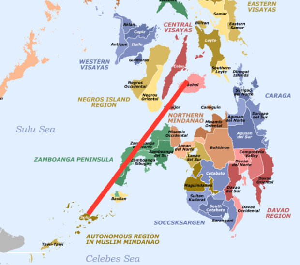 Mindanao Provinces Map