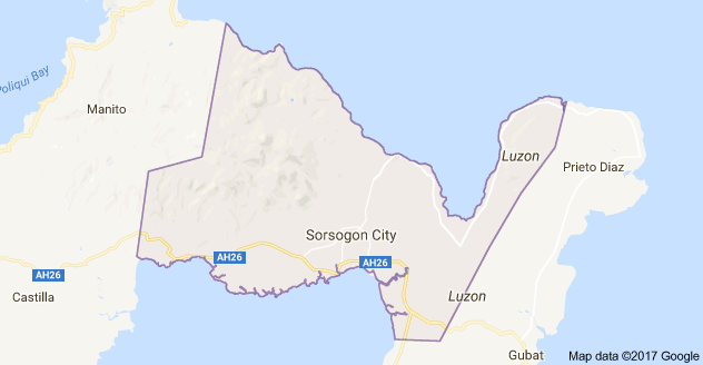 Sorsogon City, Sorsogon (Google maps)