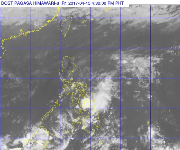 Satellite image from Pagasa. 