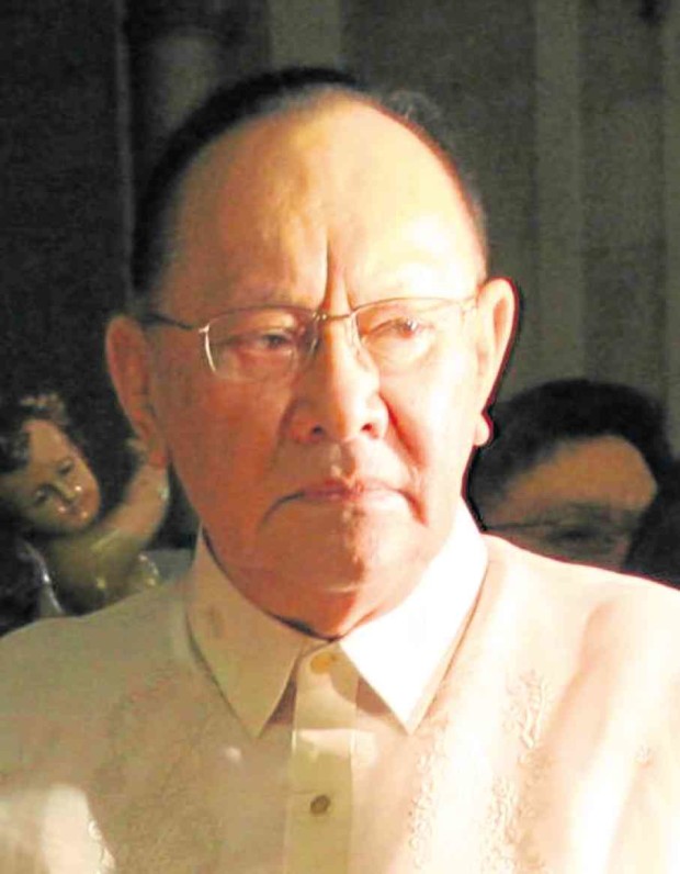 Picture of the late Eduardo Danding Cojuangco
