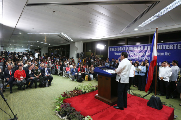 Duterte wants ‘Department of OFWs’ set up by December