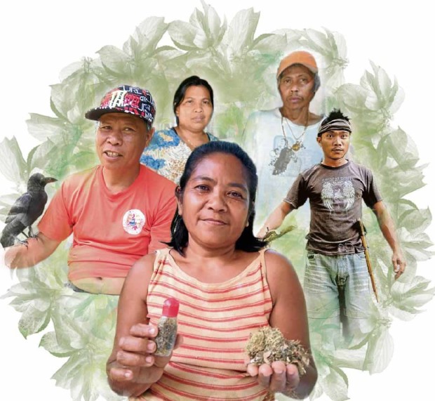 Members of the Ponce family are among Siquijor’s “mananambal” or healers. —PHOTOS BY LEO UDTOHAN
