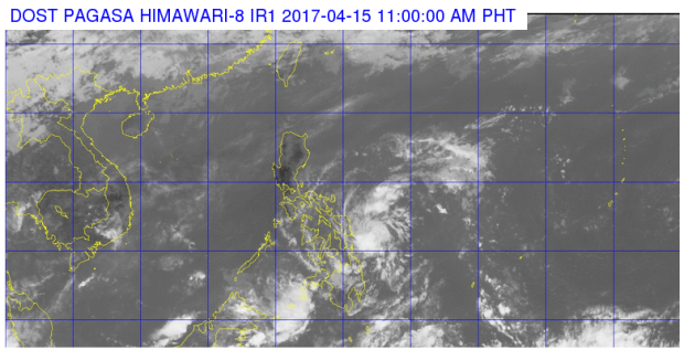 SATELLITE IMAGE FROM PAGASA 