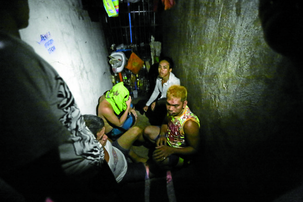 A secret room where detainees are held at Manila Police Station 1 in Tondo. PHOTO BY RAFFY LERMA 