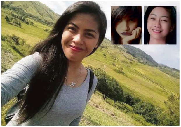The disappearances and murders of Erica Jean, Maria Clariz (left inset) and Mary Jane (right inset) in Zamboanga City had been added to a growing list of similar cases involving women victims which police simply described as mysterious but not related to each other. —CONTRIBUTED PHOTOS