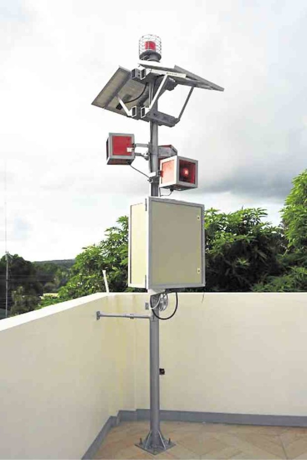 Tsunami warning device developed by Batangas State University  —CONTRIBUTED PHOTO