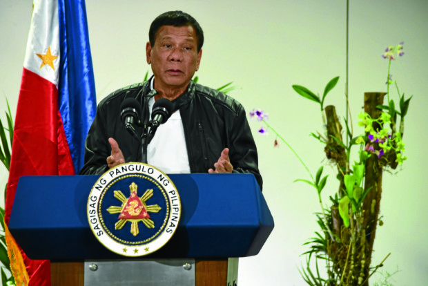 President Rodrigo Roa Duterte--PRESIDENTIAL PHOTO