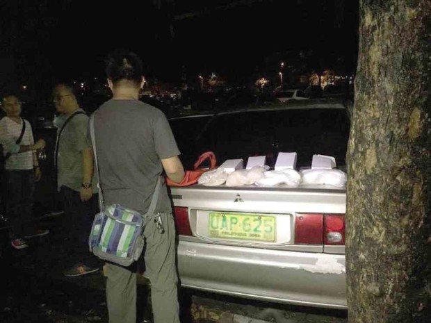 The vehicle was left unlocked outside a mall.—CYRILLE CUPINO/ RADYO INQUIRER 