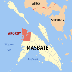 Aroroy, Masbate (Wikipedia maps)