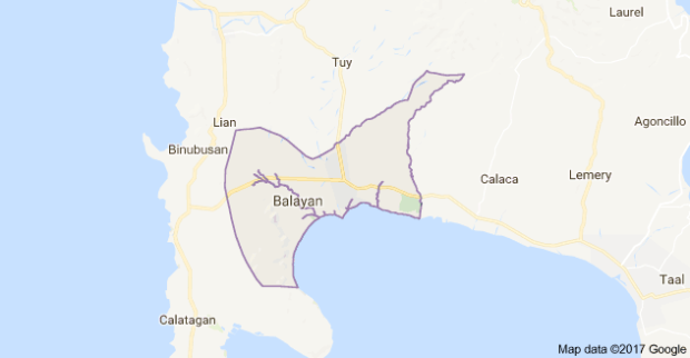 Balayan, Batangas (Google maps)