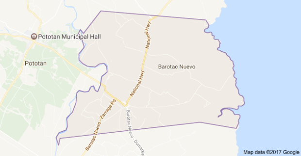 Barotac Nuevo town in Iloilo (Google maps)