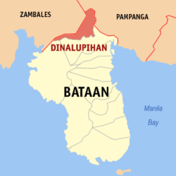 Dinalupihan, Bataan (Wikipedia maps)