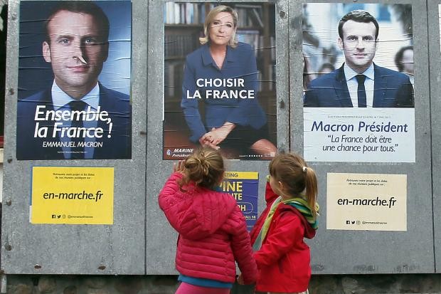 France election posters - 5 May 2017