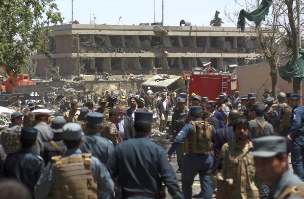 Kabul bombing site - 31 May 2017