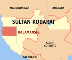 Kalamansig, Sultan Kudarat (Wikipedia maps)
